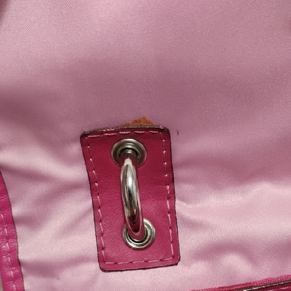 FIRM PRICE! Authentic Coach Y2K Pink/Fuschia Peyton Sateen Shoulder Bag Hangtag - Picture 9 of 16